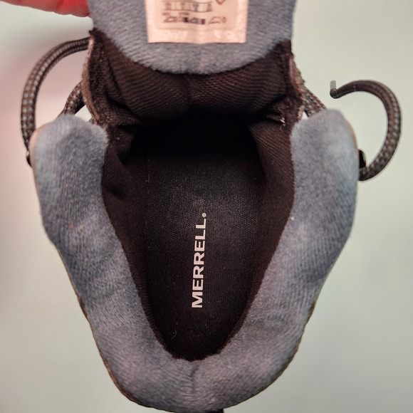 Merrell Moab 3 Mid Waterproof Womens 8.5 Gray J500162 Vibram Hiking - Picture 12 of 13